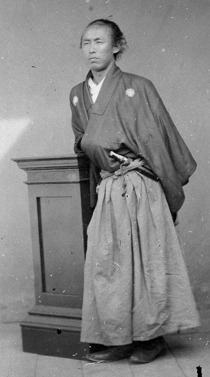 カラー化前: 坂本龍馬